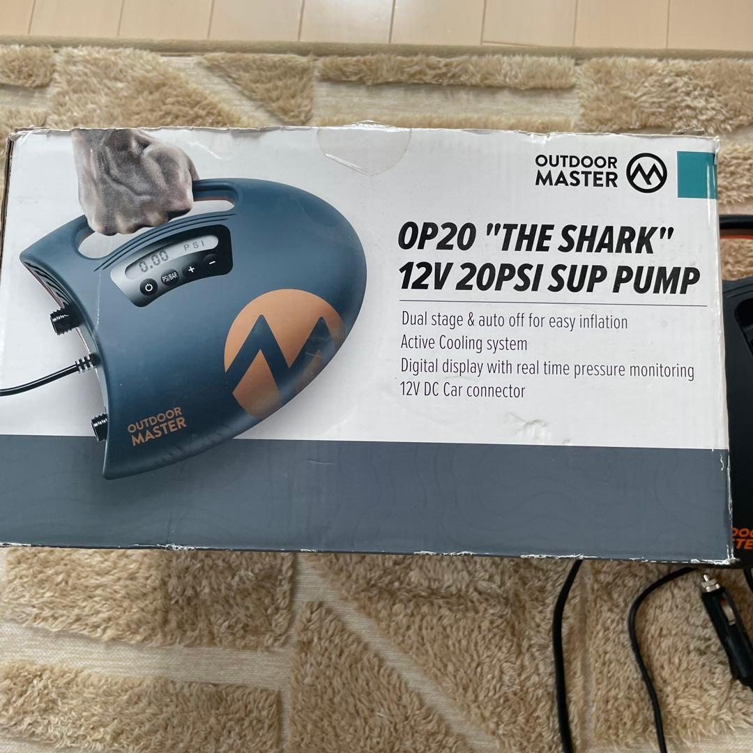 アウトドアマスター　電動空気入れ　SUP.インフレータブル