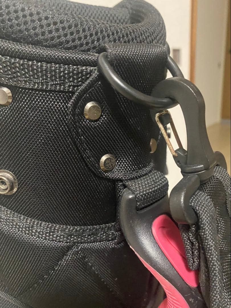 【希少・廃盤モデル】NIKE GOLF キャディバッグ ブラック×レッド