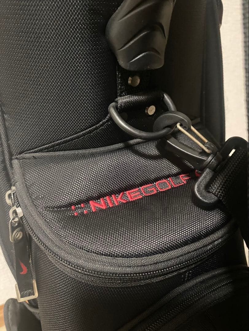 【希少・廃盤モデル】NIKE GOLF キャディバッグ ブラック×レッド