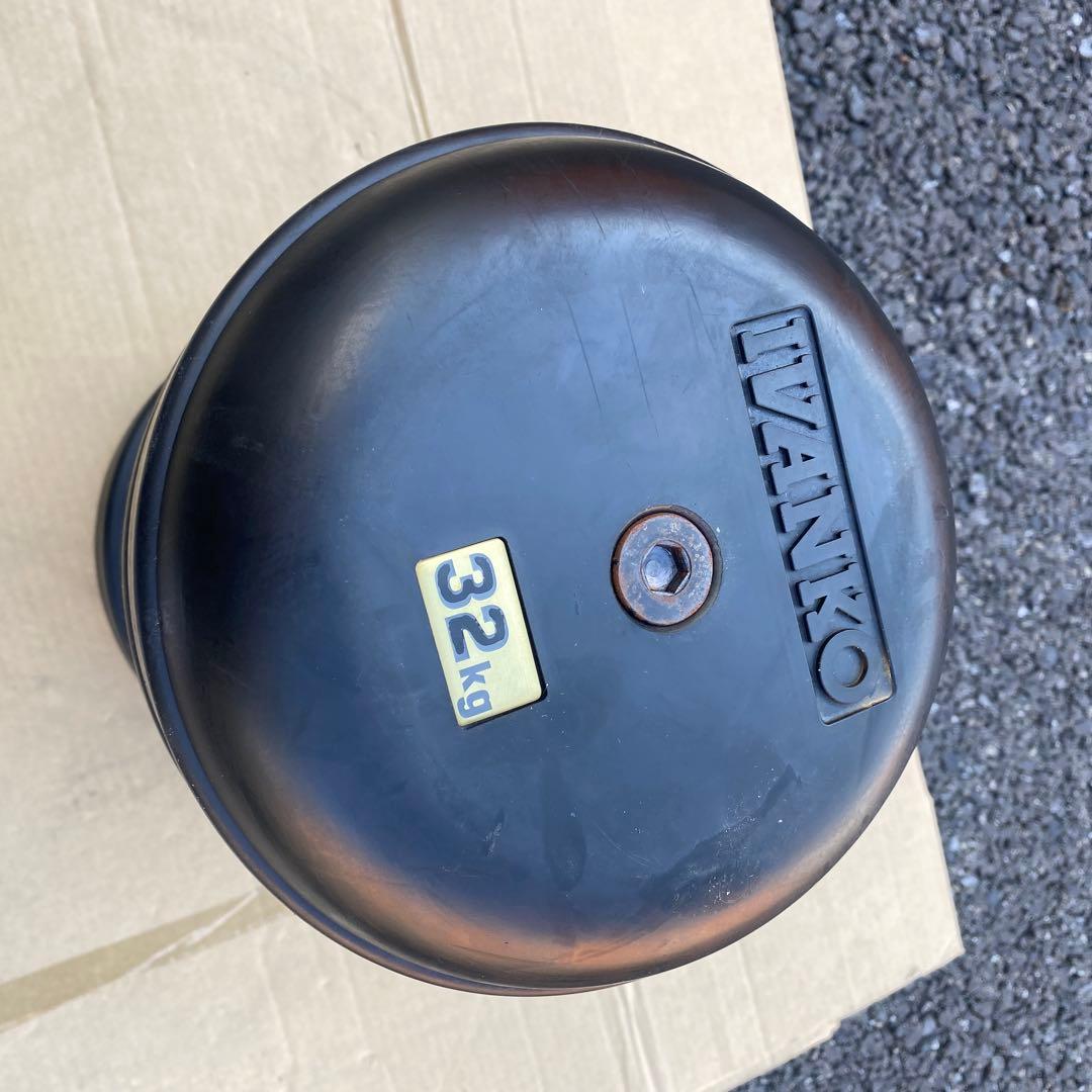 【引き取り限定】 IVANK イヴァンコ ラバー ダンベルセット　32kg 2点