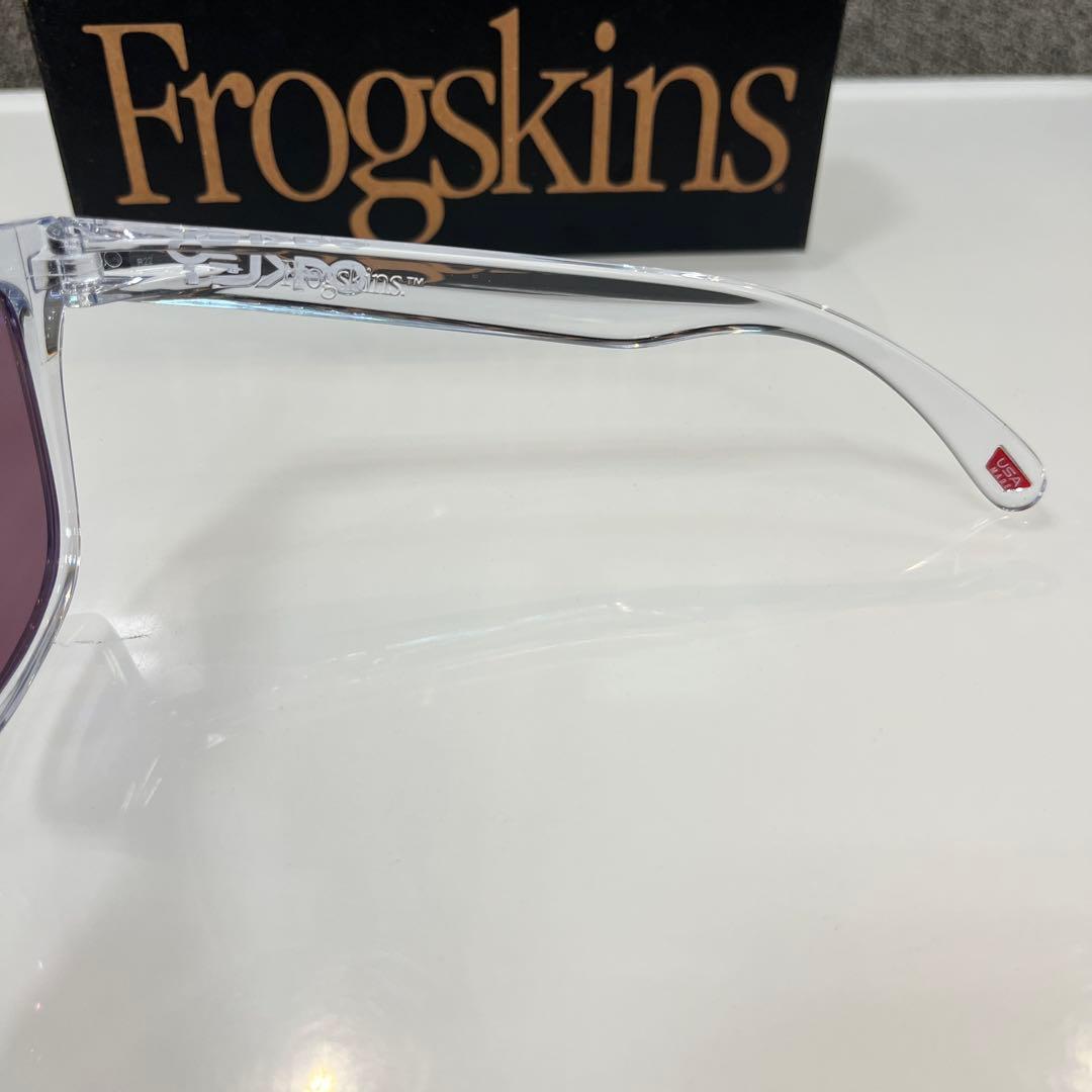 OAKLEYフロッグスキン9245 96 CLEAR /PRIZM VIOLET