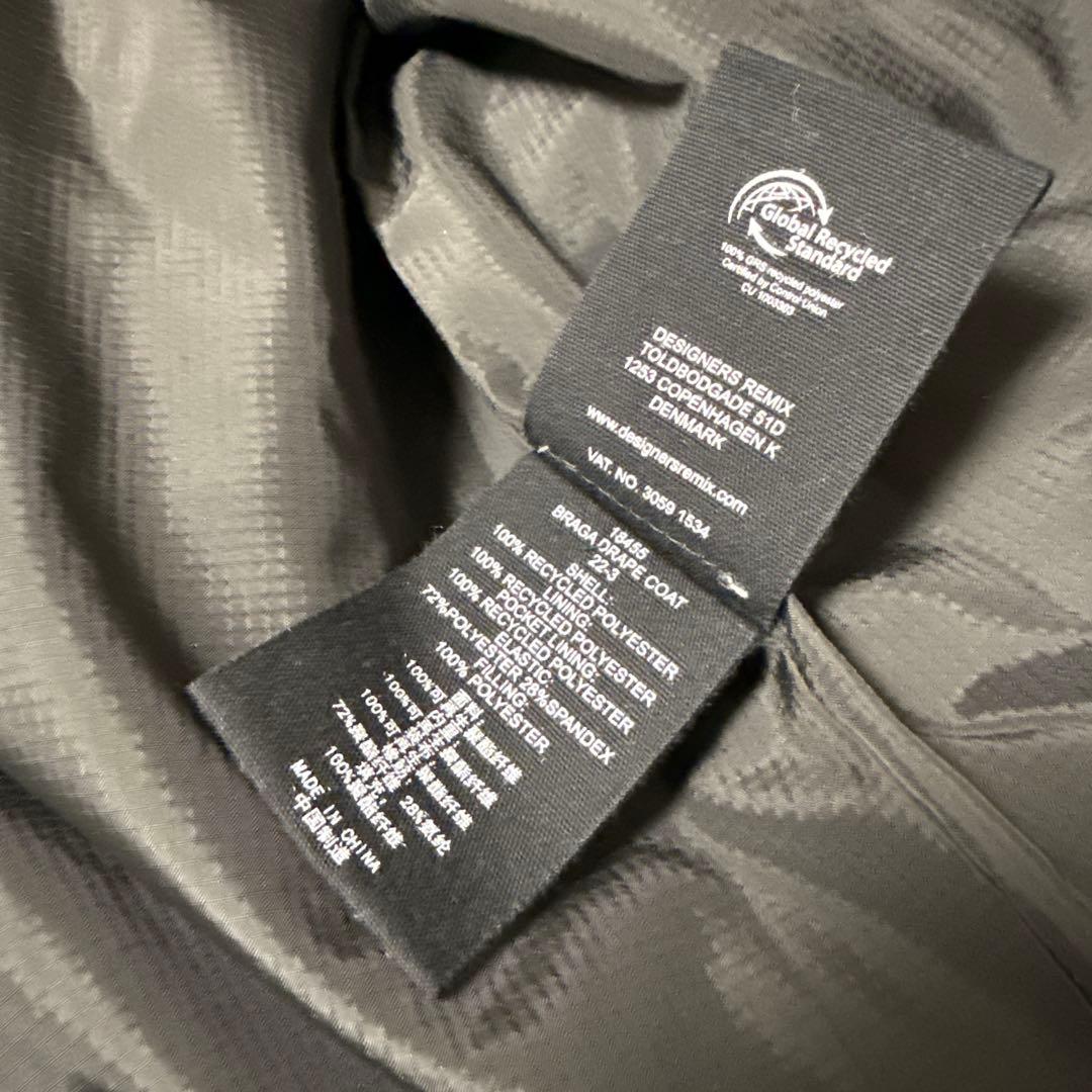 【新品】DESIGNERS,REMIX 黒コート