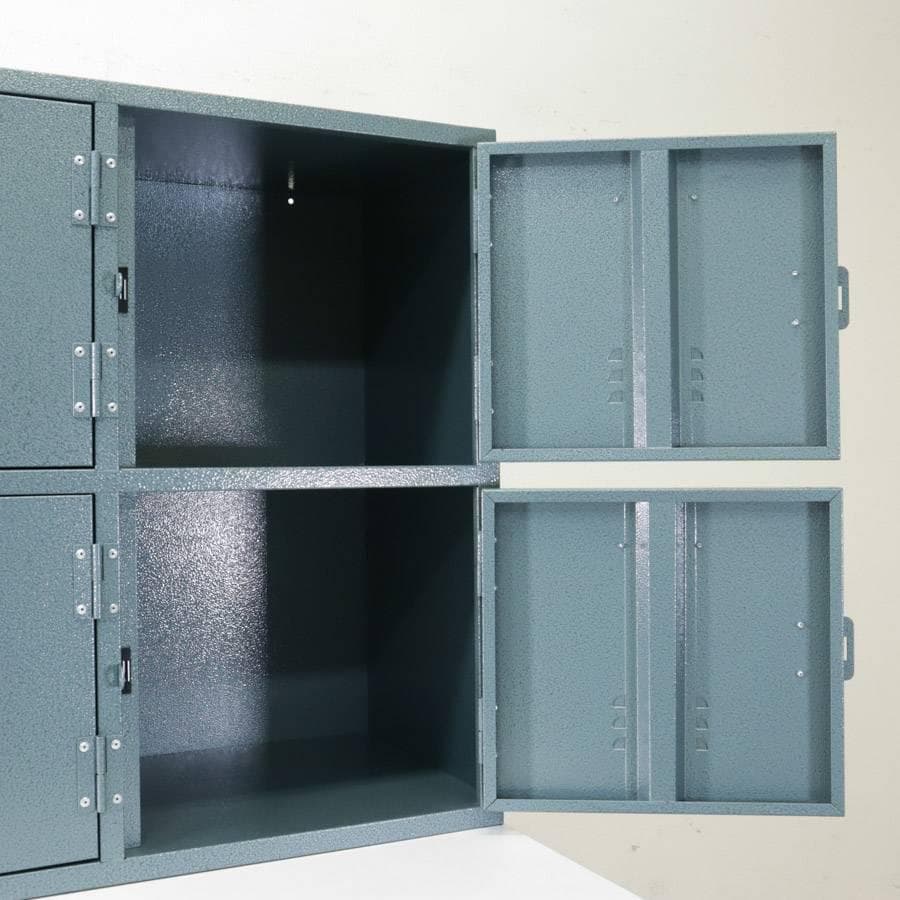 東谷 ラルド チェスト4D グリーン スチール ロッカー キャスター欠品