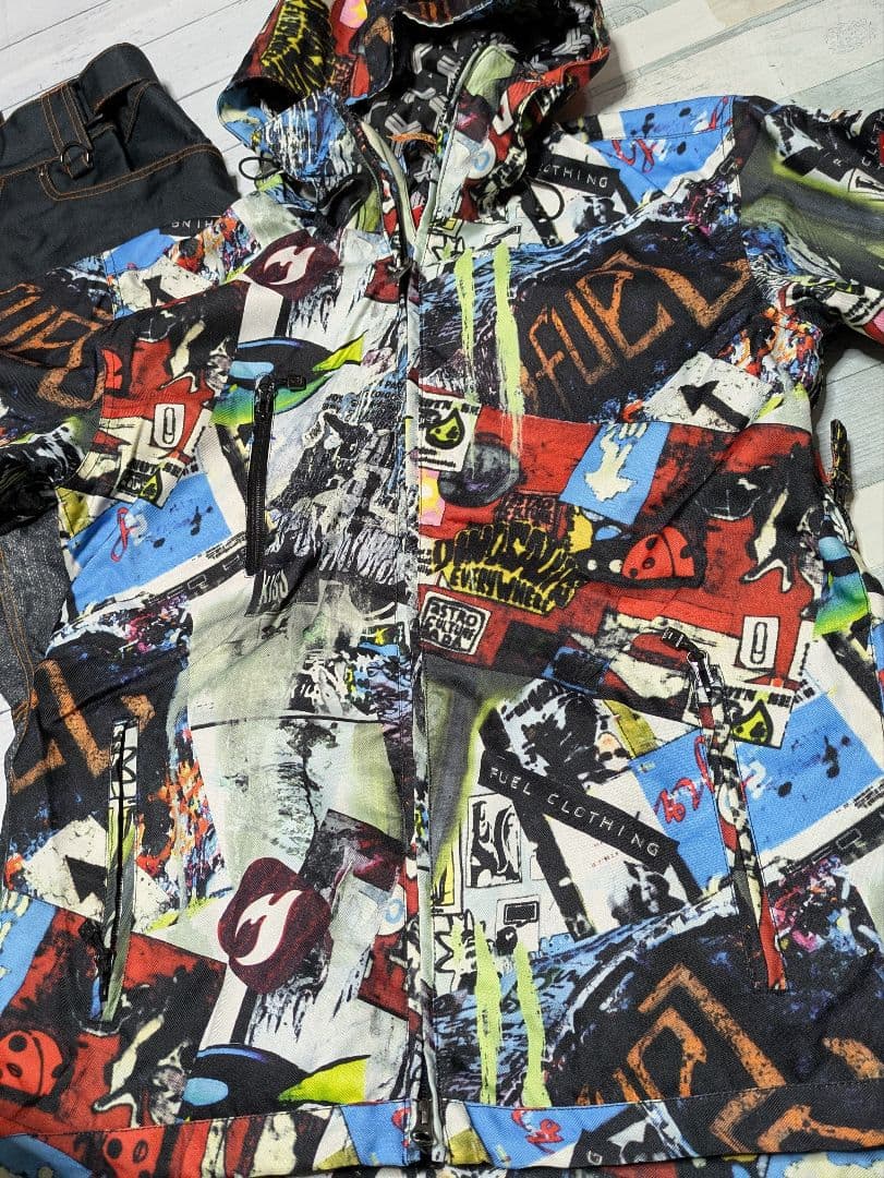 美品 FUEL メンズスノボードスノボースキーウェア サイズM