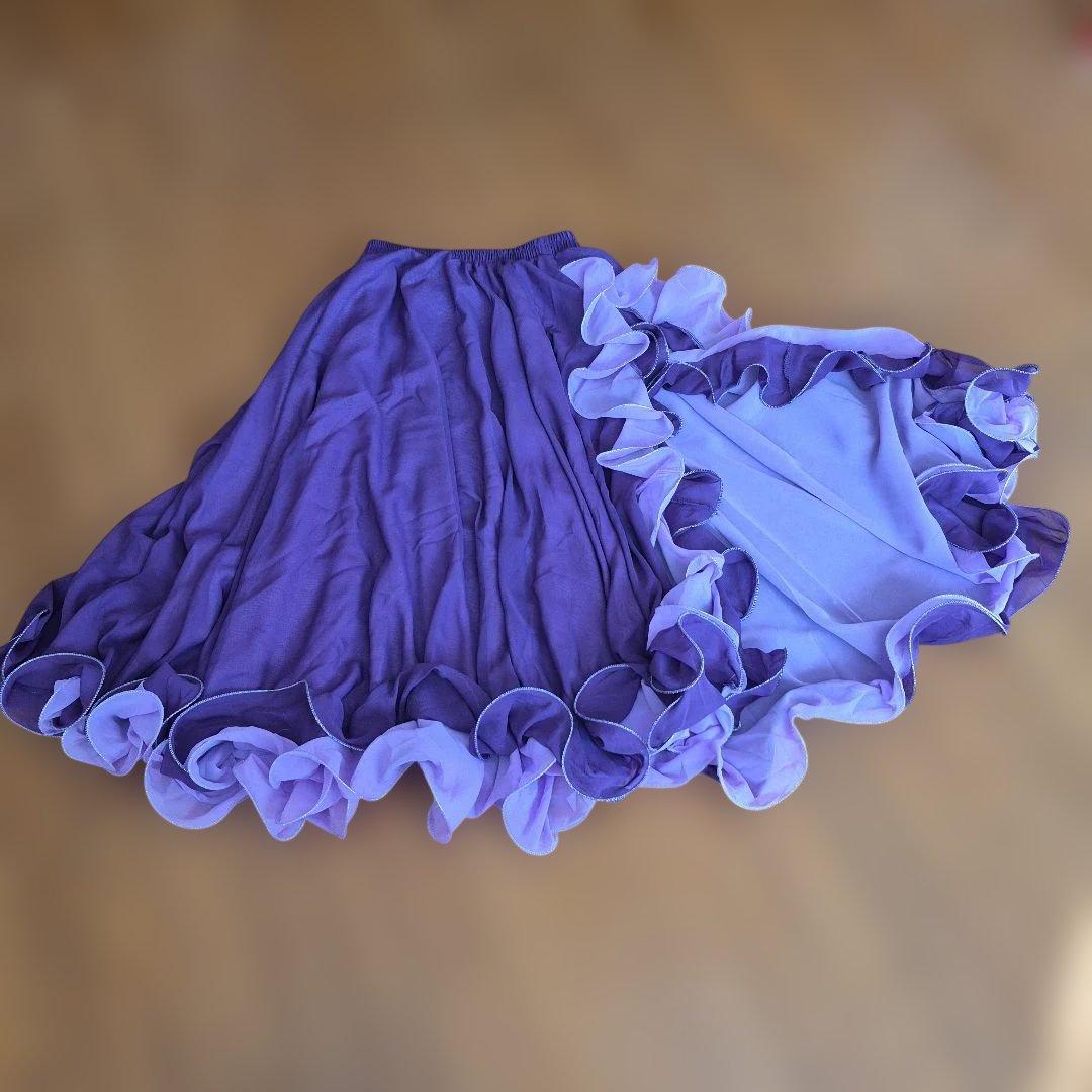 紫色ベリーダンスセットアップ