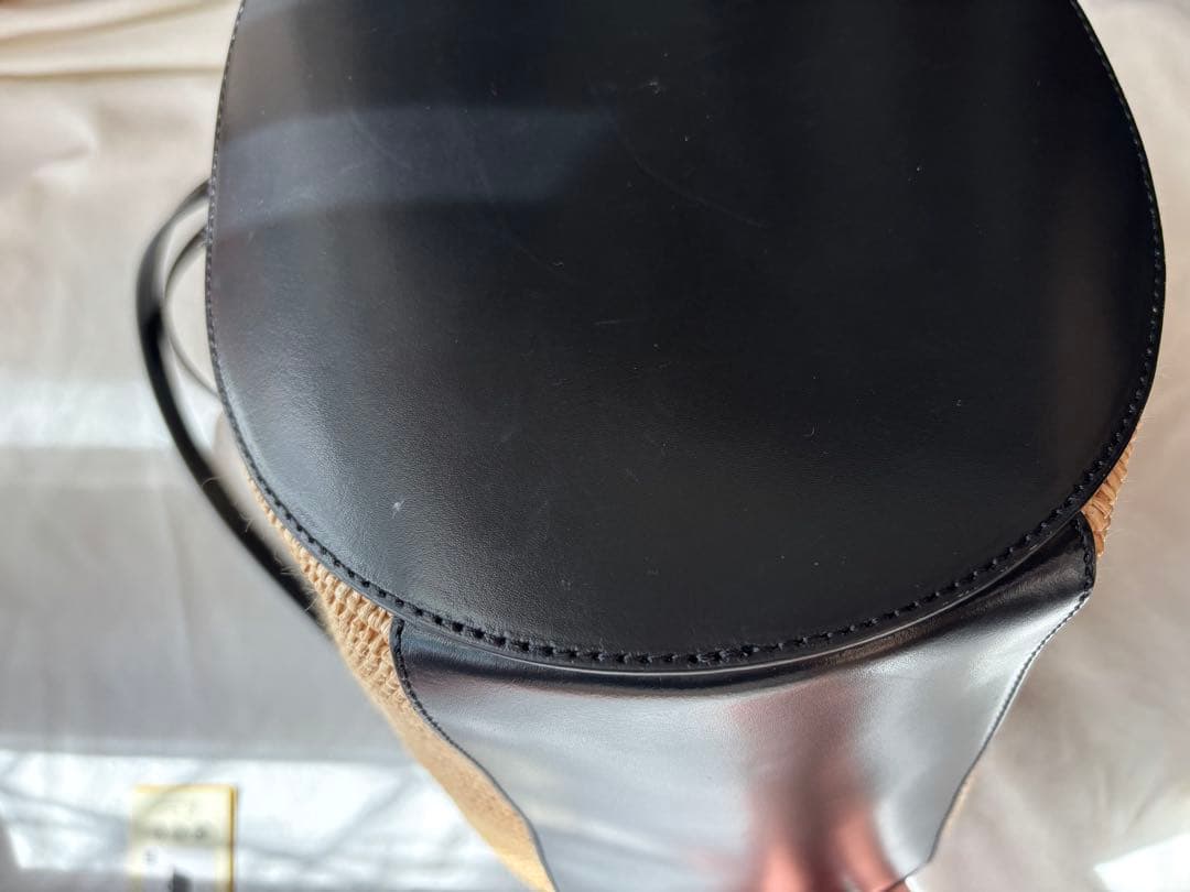 【超美品】マルニ トロピカリア2way ブラック　ショルダー　カゴバッグ