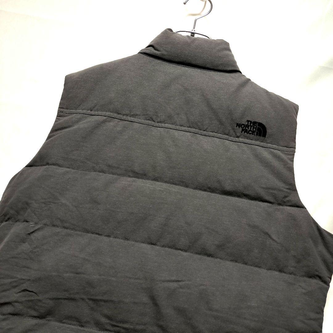 ★人気　ノースフェイス　ダウンベスト　グレー　レディース　L