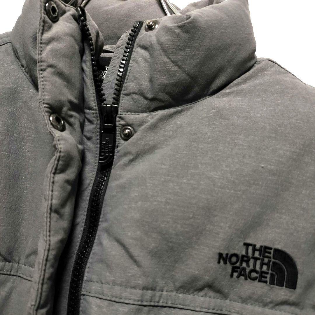★人気　ノースフェイス　ダウンベスト　グレー　レディース　L