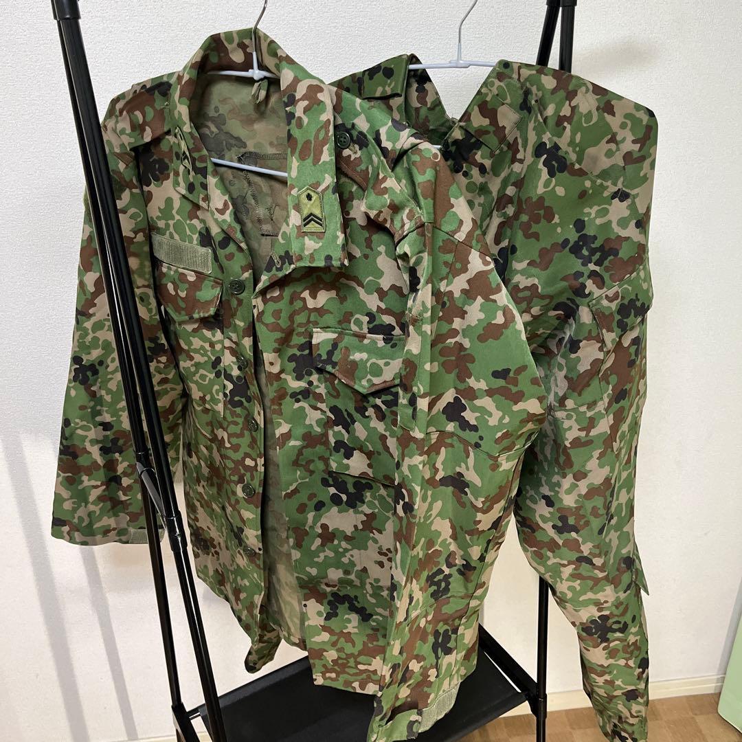 陸上自衛隊　ノンアイロン　迷彩服　上下　2A 耐摩耗　PX品