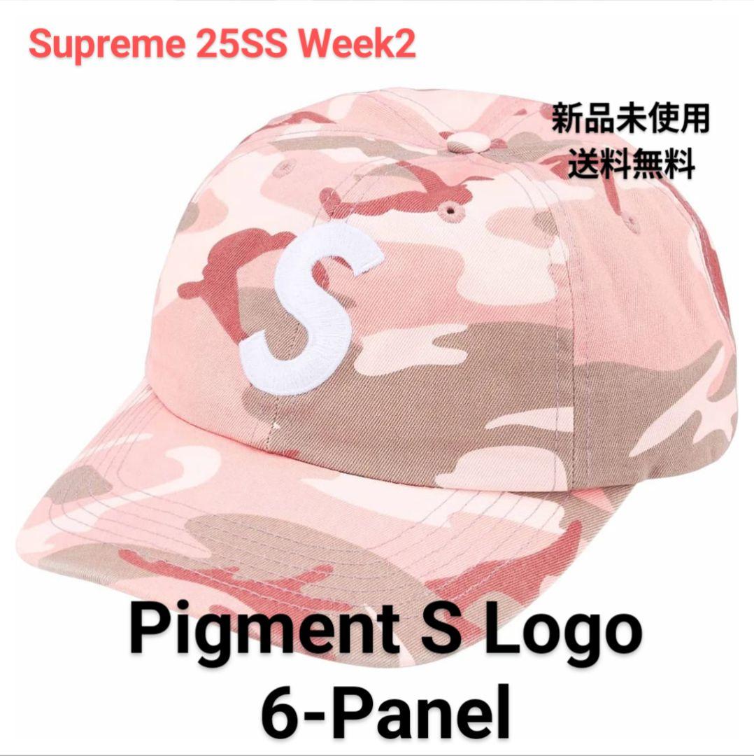 ピンクカモ Pigment Coated S Logo 6-Panel