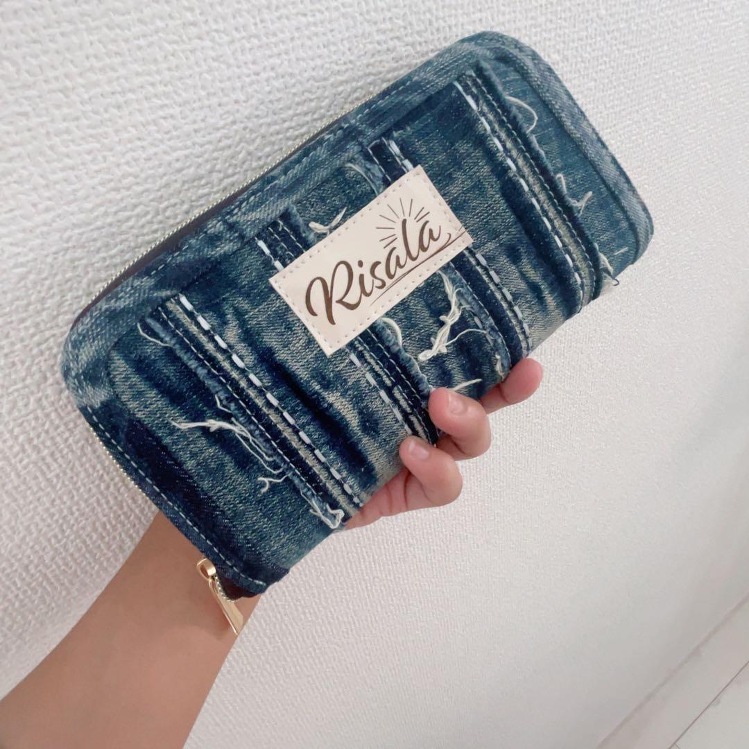 おまおめ専用デニムリメイク ウォレット 1