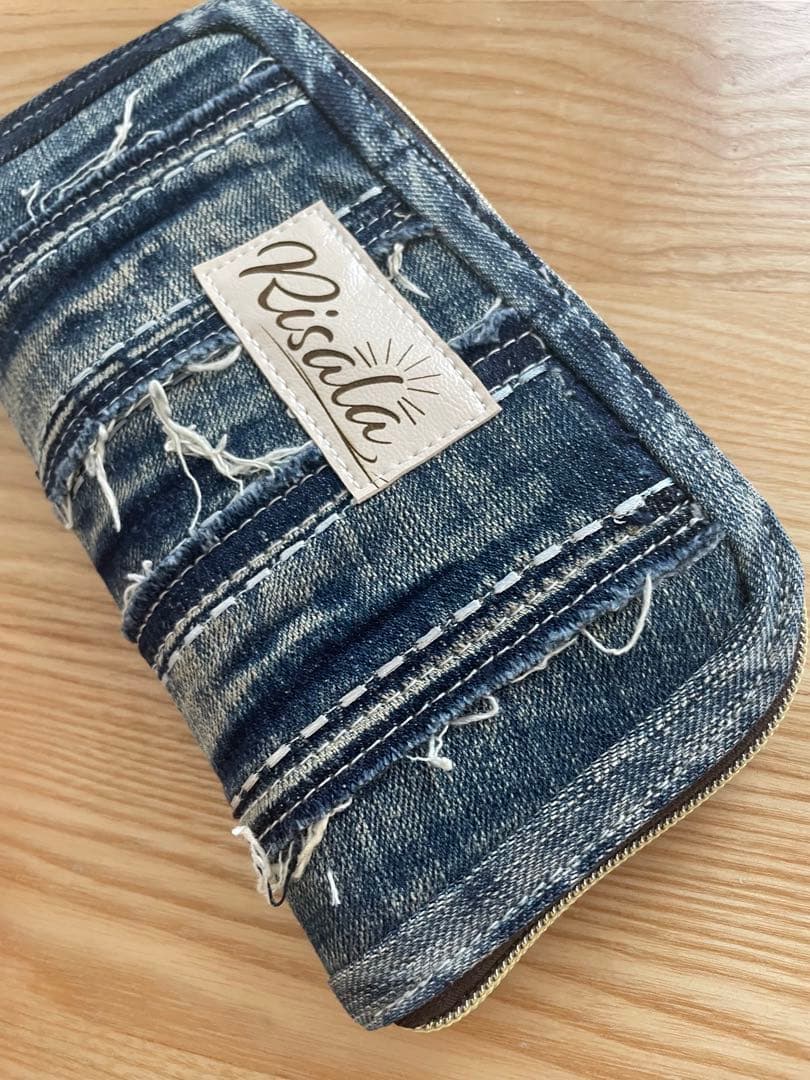 おまおめ専用デニムリメイク ウォレット 1