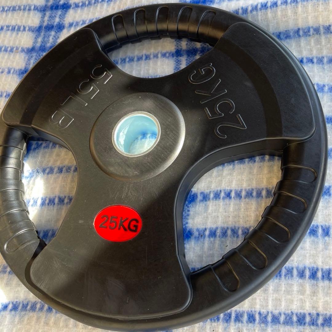 バーベルプレート ［340kgセット］ラバー オリンピックシャフト Φ50mm