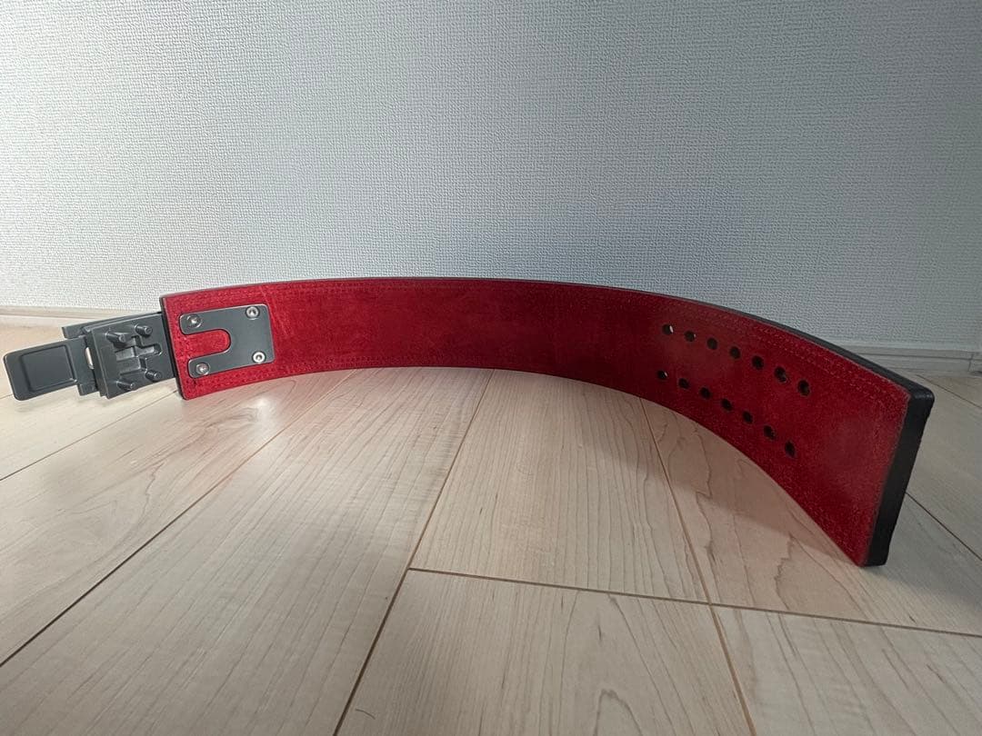 SBD パワーベルト ブラック/レッド10mm XSサイズ