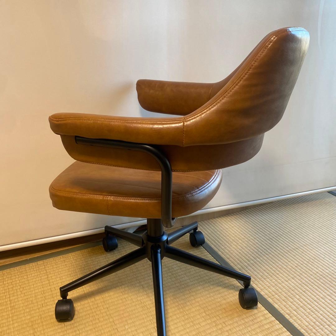 KAGUAROO購入　大川家具　ブラウン　Office Chair GAZE