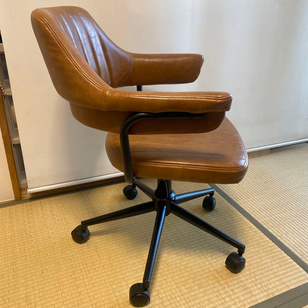 KAGUAROO購入　大川家具　ブラウン　Office Chair GAZE
