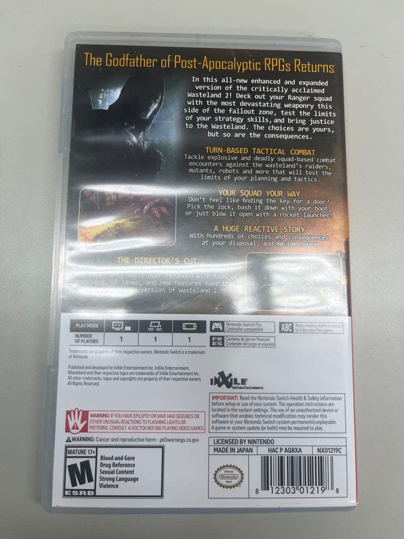 Nintendo Switch WASTELAND 2 DIRECTOR'S CUT
