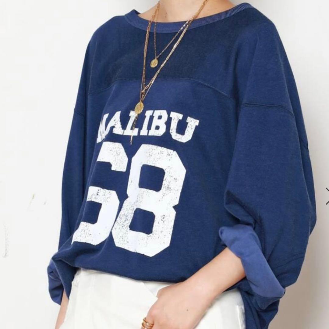 AP STUDIO athletic wear MASON フットボールTシャツ