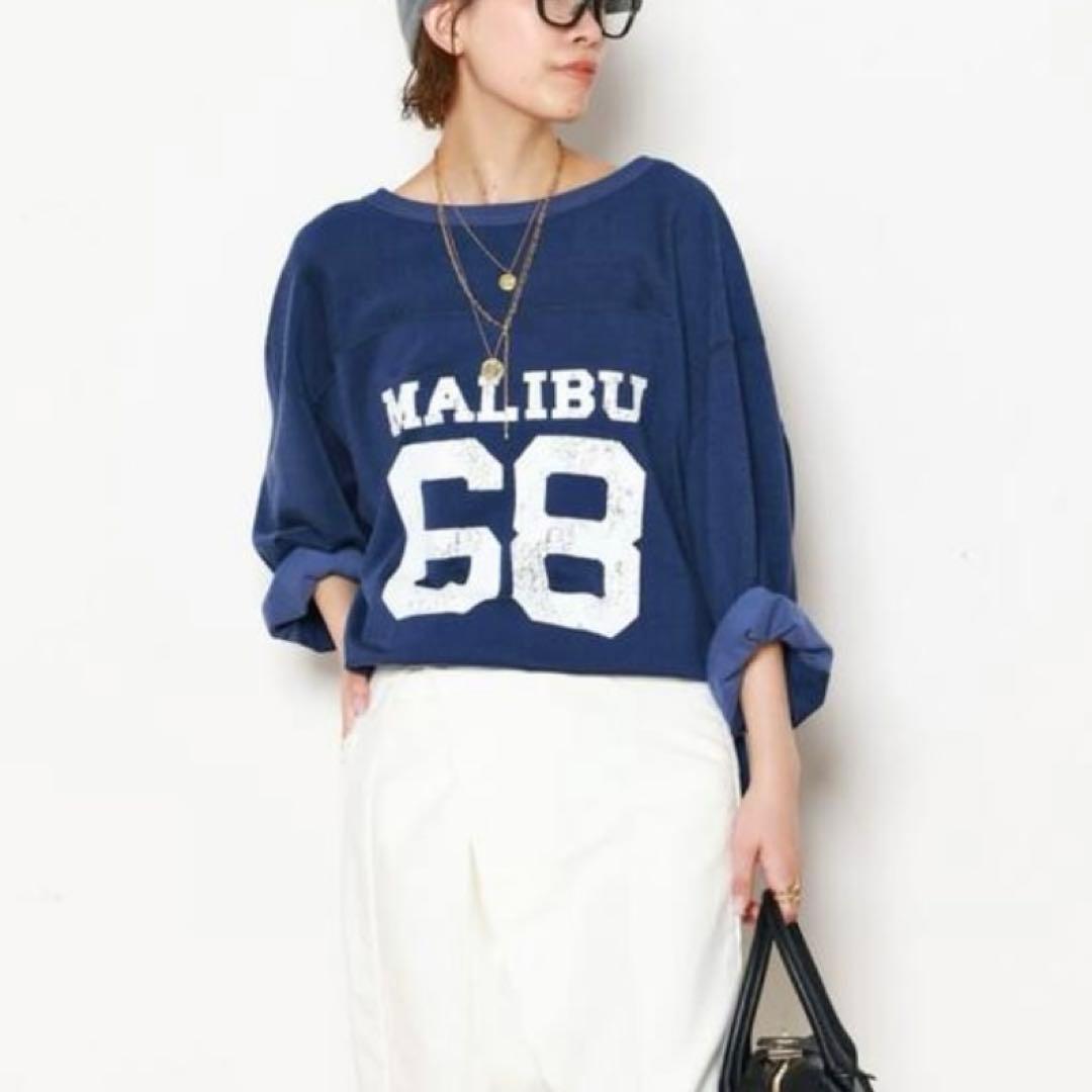 AP STUDIO athletic wear MASON フットボールTシャツ