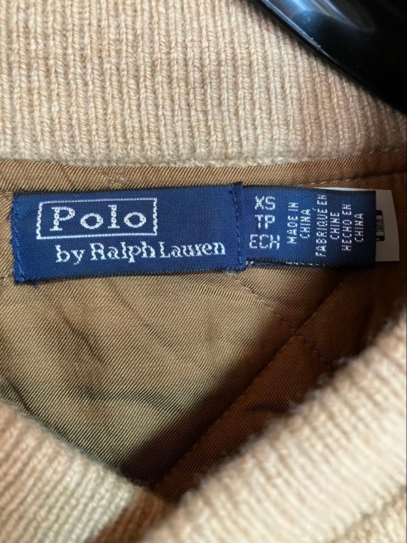 POLO RALPH LAUREN ウールカシミヤボンバージャケット　キャメル