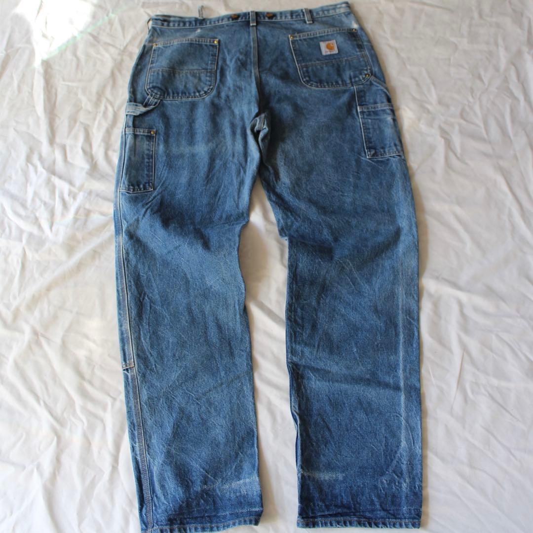 てらーんCarhartt ダブルニー ペインターパンツ DNM 40×36