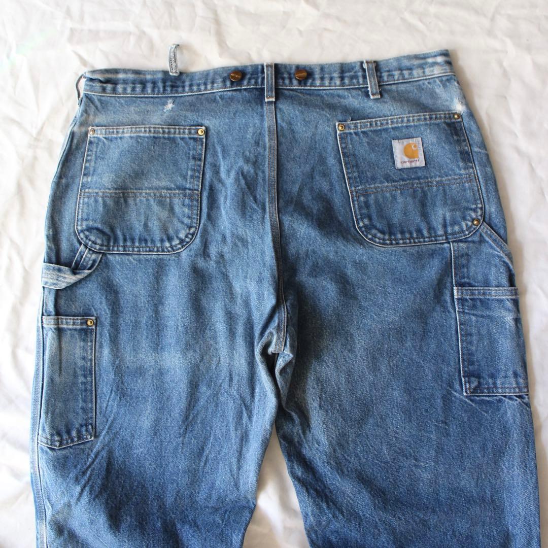 てらーんCarhartt ダブルニー ペインターパンツ DNM 40×36