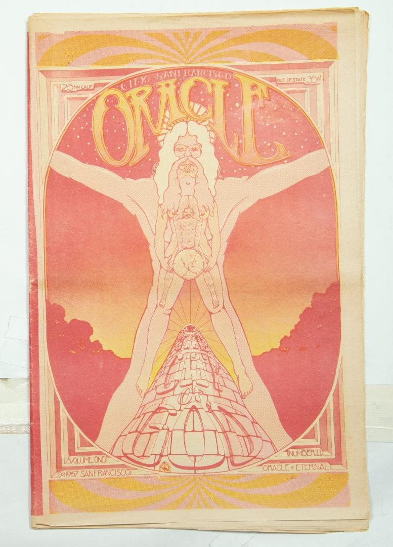 san francisco oracle hippie 新聞紙 アングラ 希少