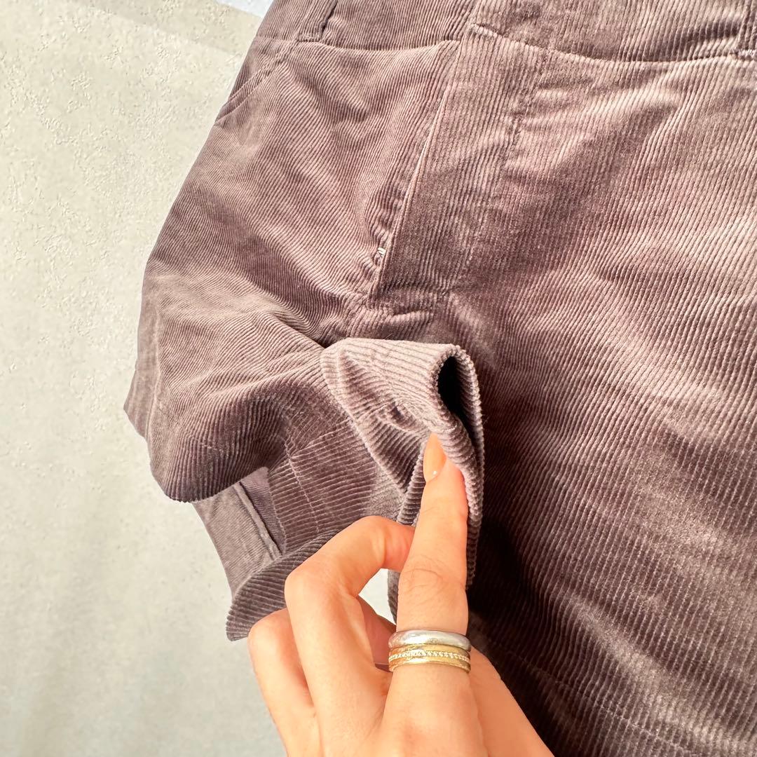 THETOE 2025AW 売り切れ コーデュロイ ショートパンツ S グレー