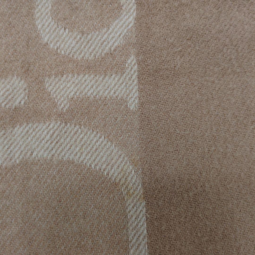 Christian Dior ロゴ入りマフラー ベージュ