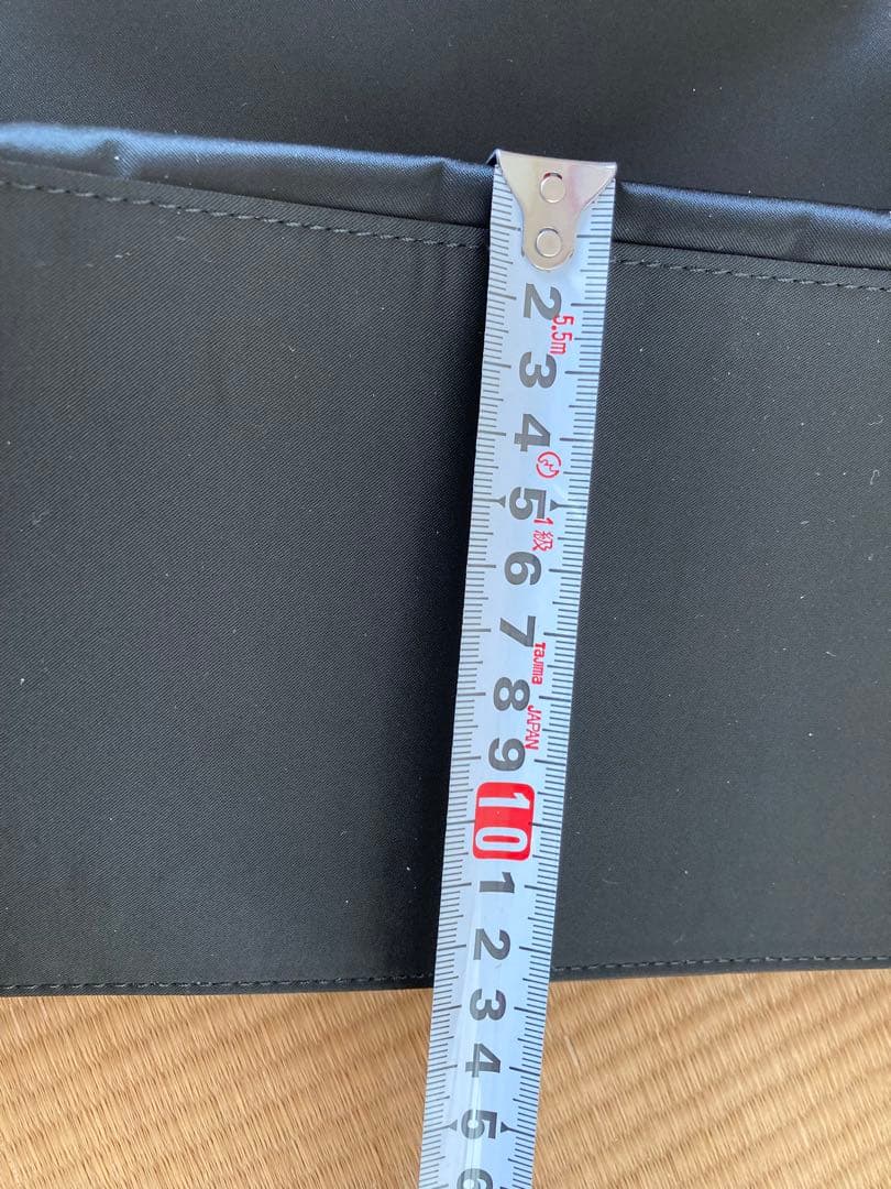 russet クラウズナイロン　ブラック トートバッグ