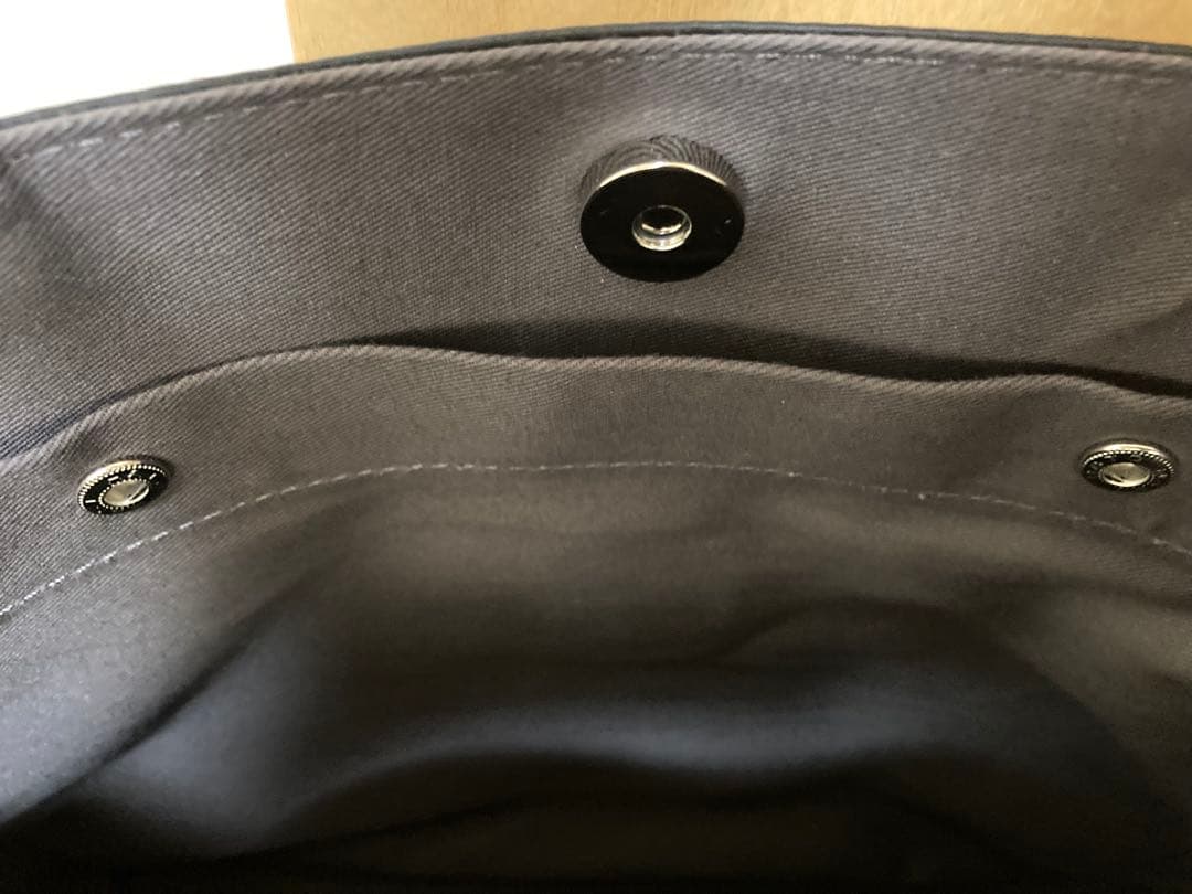 russet クラウズナイロン　ブラック トートバッグ