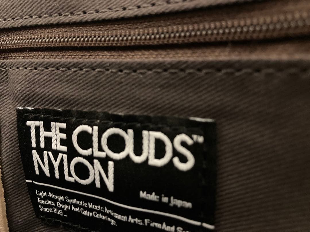 russet クラウズナイロン　ブラック トートバッグ