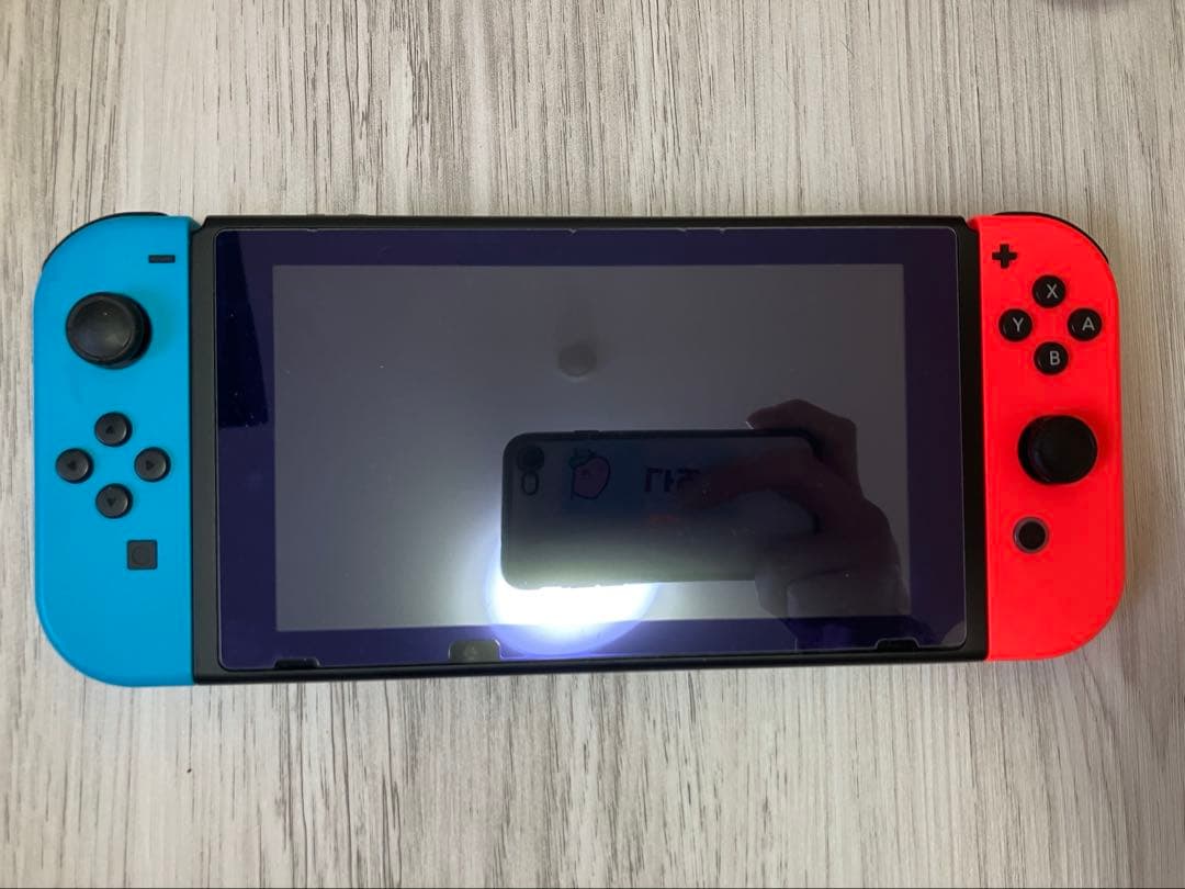 【美品】Nintendo Switch 本体 青/赤 Joy-Con