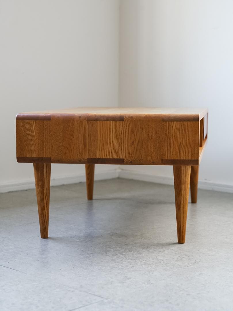 廃盤 ACTUS \"Symphony\" ローテーブル 無垢材 北欧モダン