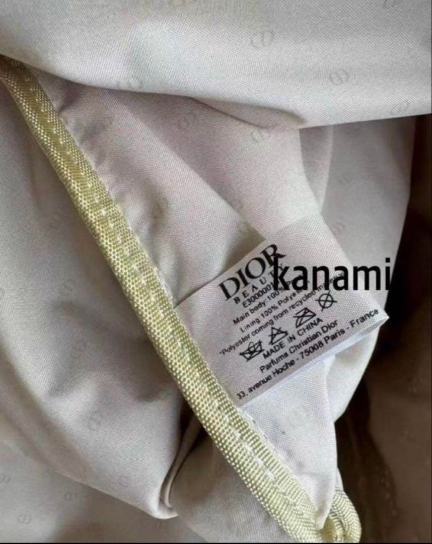 最新DIORノベルティトートバッグ　刺繍 かごバッグ　新品未使用