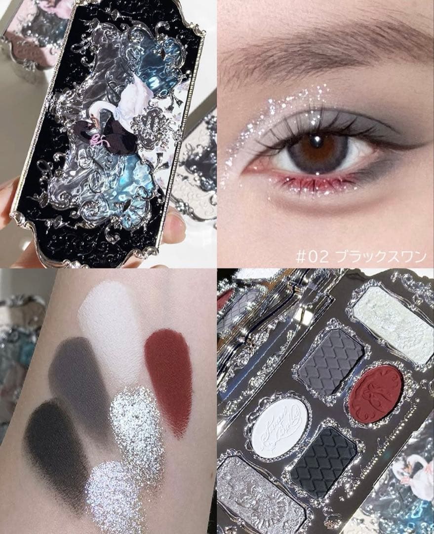 【新品3点セット】フラワーノーズ　スワンバレエ　アイシャドウパレット　未開封