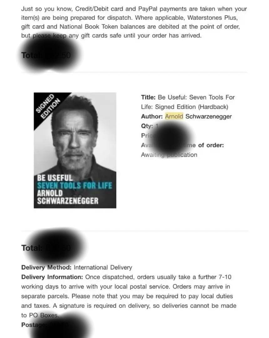 アーノルド・シュワルツェネッガー サイン入り シュワちゃん