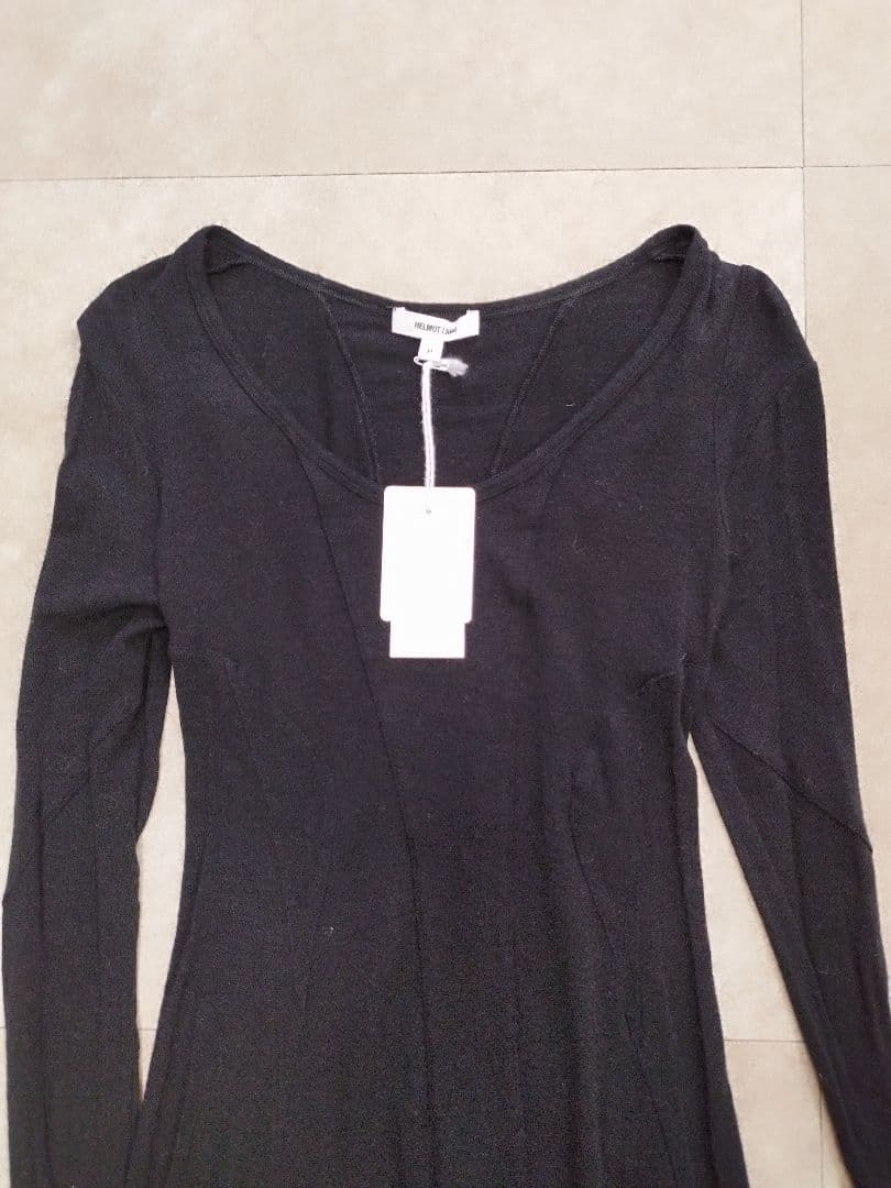 HELMUT LANG ヘルムートラング 変形　ウール混　長袖トップス