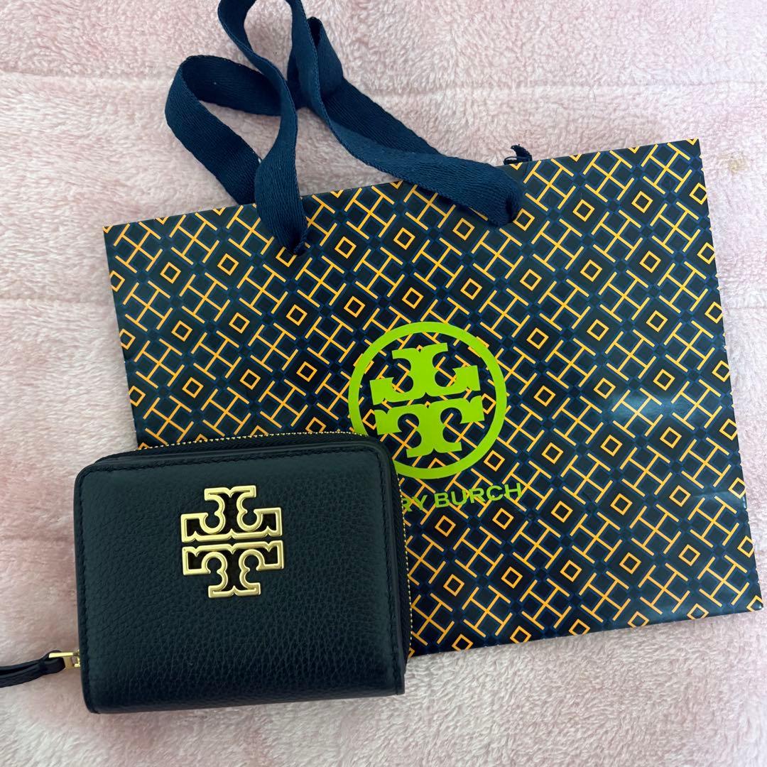 Burch レザー コンパクトウォレット ブラック