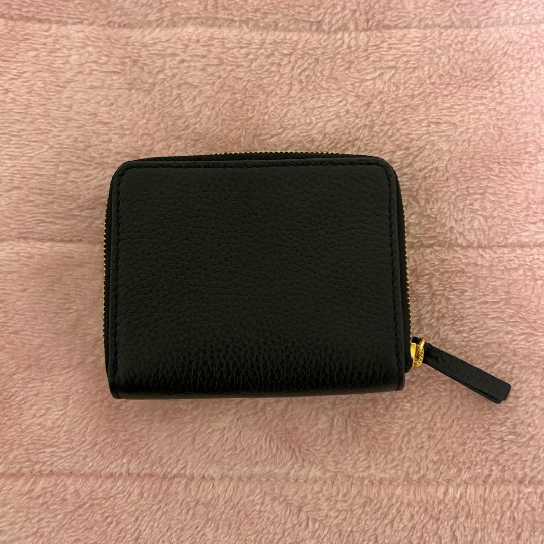 Burch レザー コンパクトウォレット ブラック