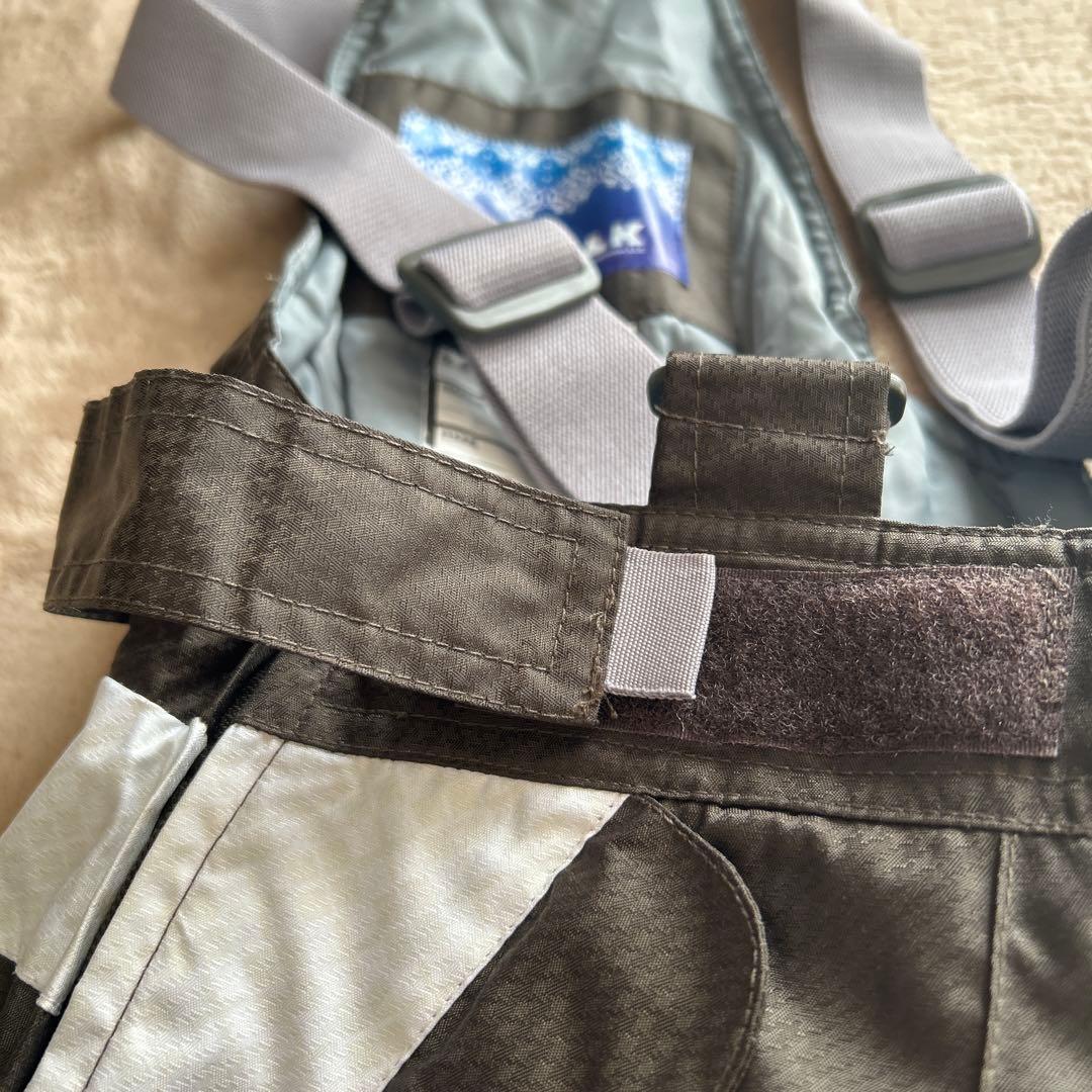 AIRWALK スキーウェア　上下　160 スノボ　男女兼用可　白×ブラウン