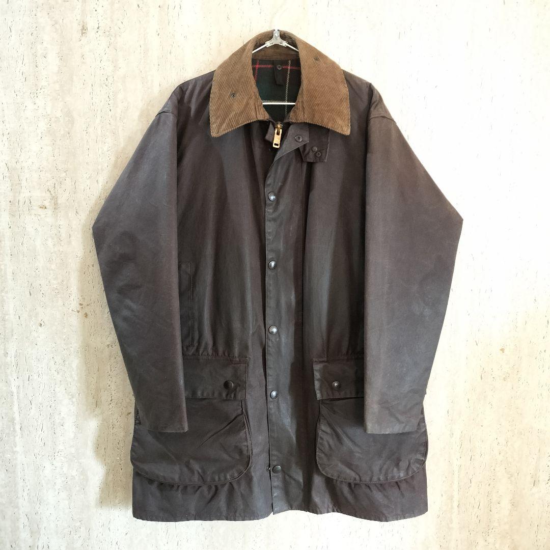 80s BARBOUR northumbria c40　1984 ブラウン