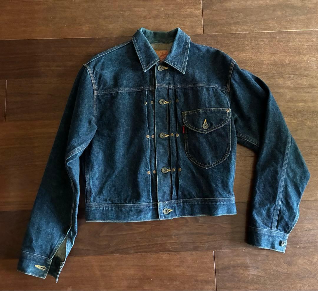 【超希少】EVISU エビスジーンズ　デニムジャケットU無し ジージャン　最初期