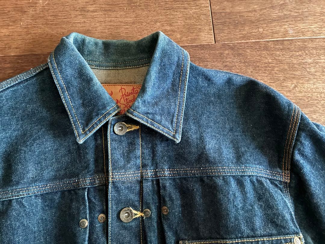 【超希少】EVISU エビスジーンズ　デニムジャケットU無し ジージャン　最初期