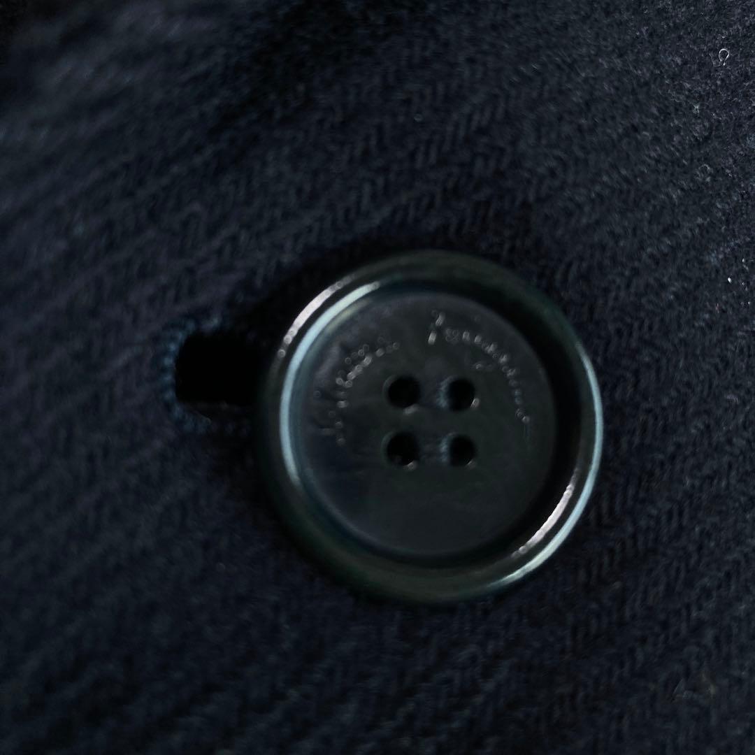 サルヴァトーレフェラガモ ロングコート XL ウール 黒 イタリア製 保温性