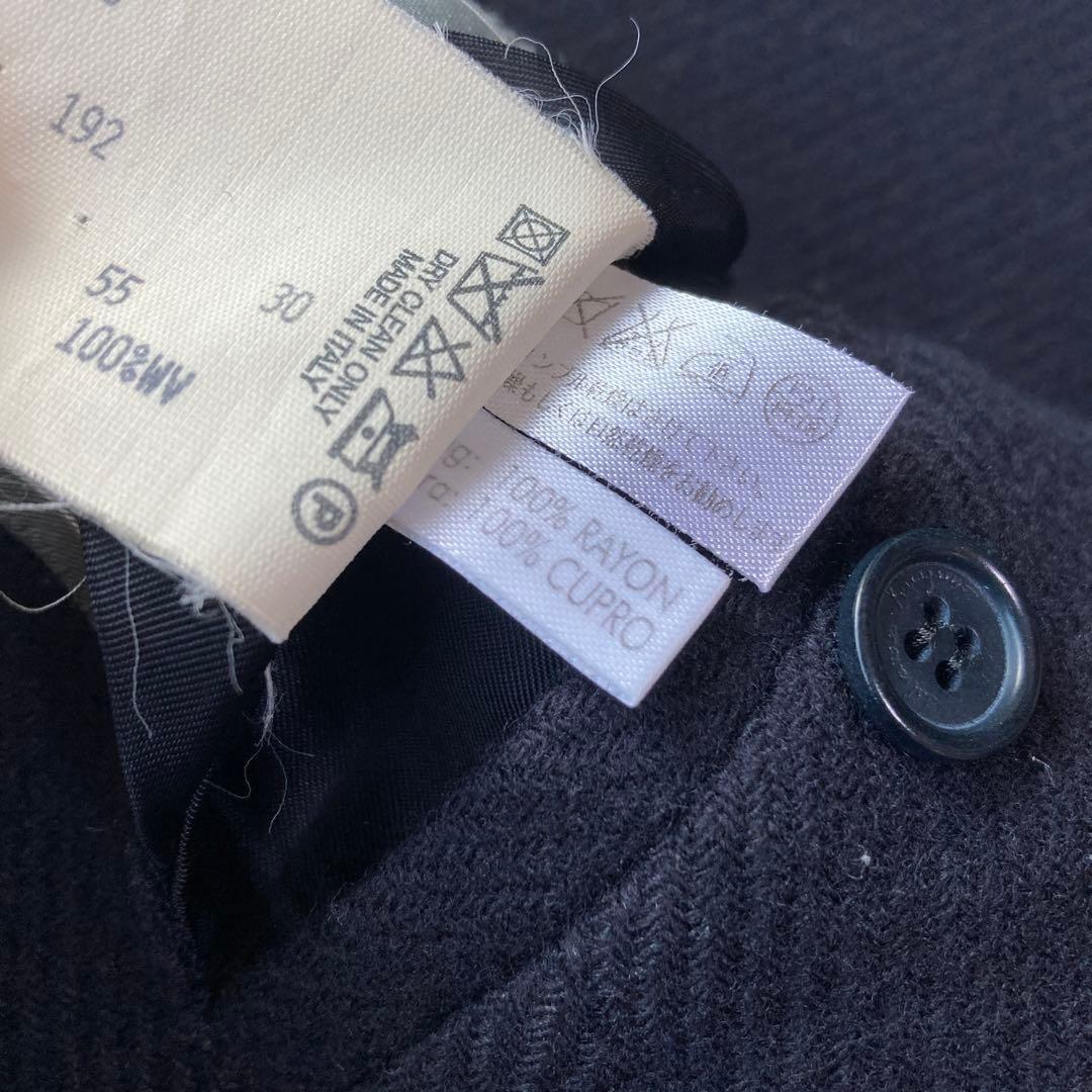 サルヴァトーレフェラガモ ロングコート XL ウール 黒 イタリア製 保温性