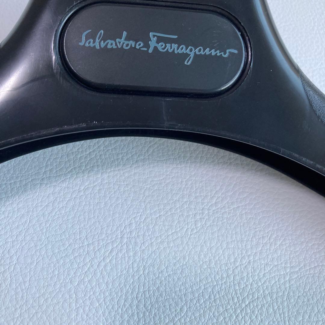 サルヴァトーレフェラガモ ロングコート XL ウール 黒 イタリア製 保温性