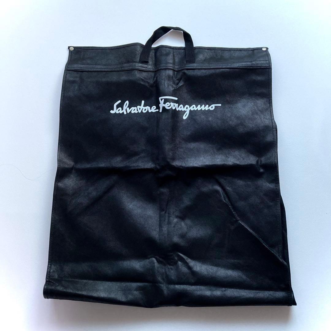 サルヴァトーレフェラガモ ロングコート XL ウール 黒 イタリア製 保温性