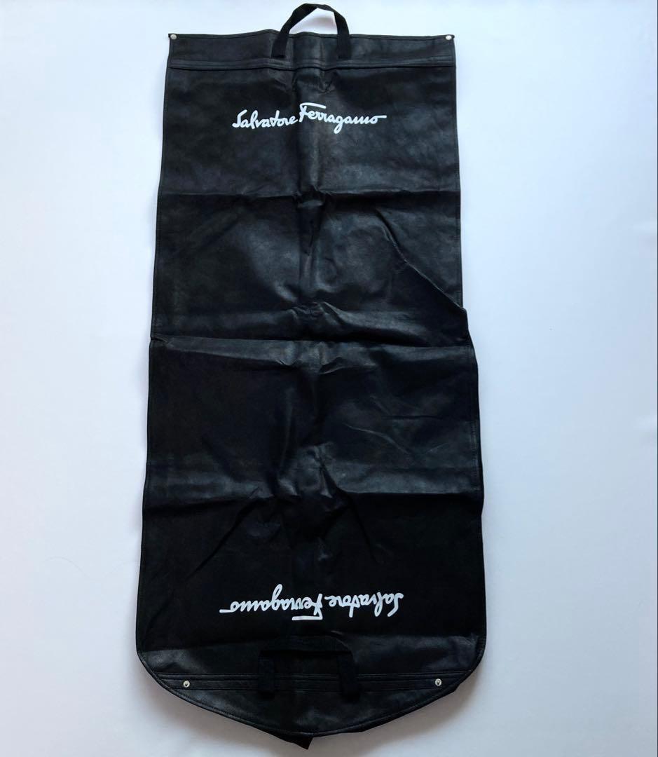 サルヴァトーレフェラガモ ロングコート XL ウール 黒 イタリア製 保温性