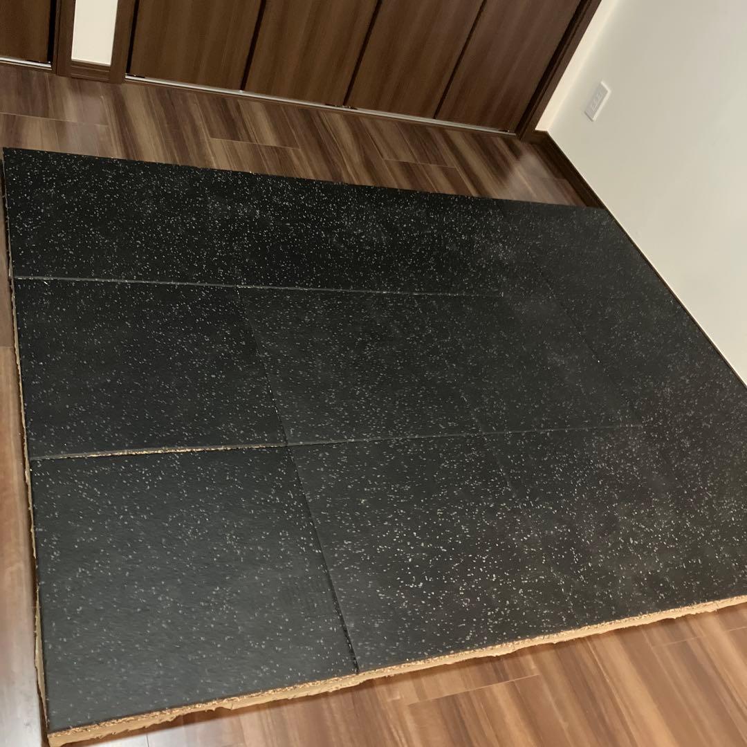 ぎ*っ様 GYMMAT ジム用ゴムマット 50cm角 25mm×12枚